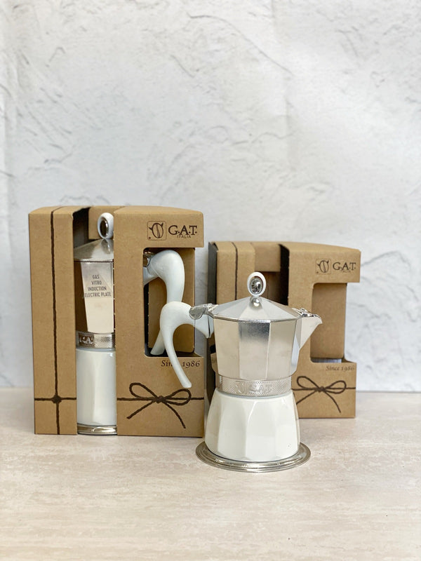 Moka Express Stovetop - White