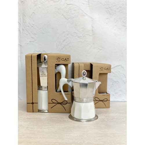 Moka Express Stovetop - White